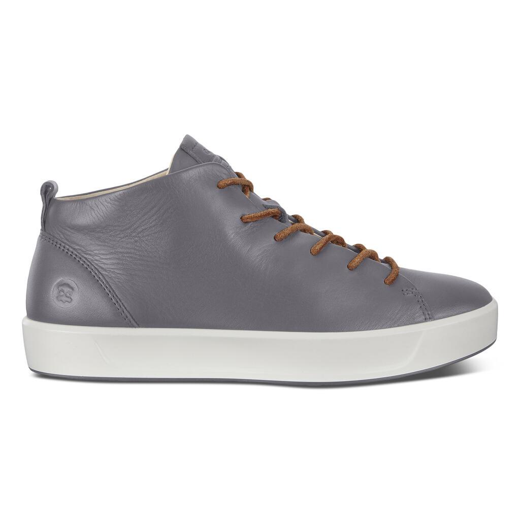 Ecco Soft 8 Mens Sneakers Grey - India IPV-658437